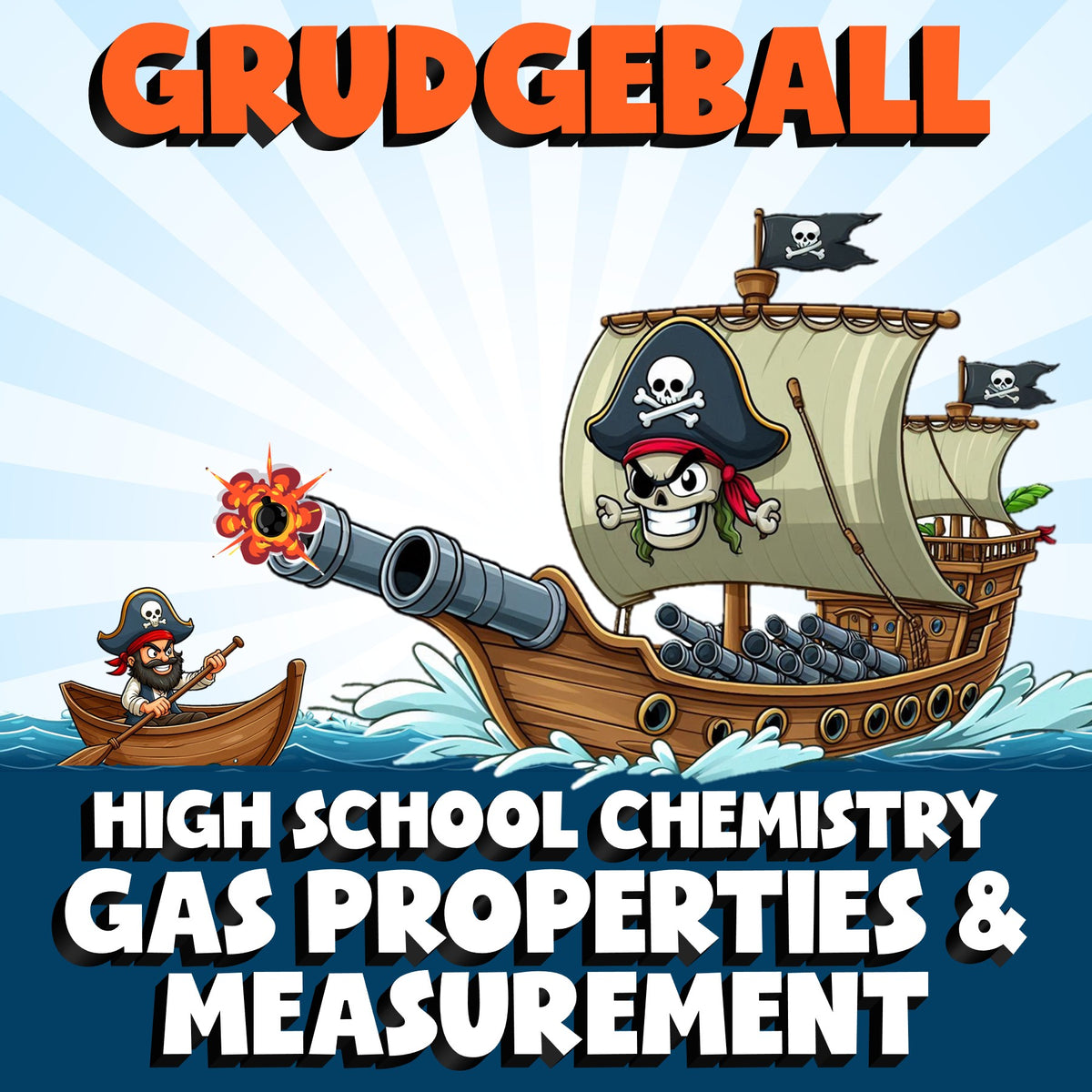 Gas Properties & Measurement GRUDGEBALL Science Game - No Prep Chemistry Review