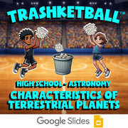 Characteristics of Terrestrial Planets TRASHKETBALL Science Game - Astronomy