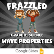Wave Properties FRAZZLED Science Game - No Prep Grade 8 Review Activity