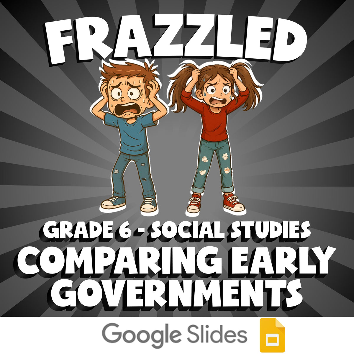 Comparing Early Governments FRAZZLED Socials Game - No Prep Grade 6 Review