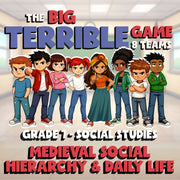 Medieval Social Hierarchy & Daily Life BIG TERRIBLE GAME - Grade 7 Socials