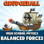 Balanced Forces GRUDGEBALL Science Game - No Prep Physics Review Activity