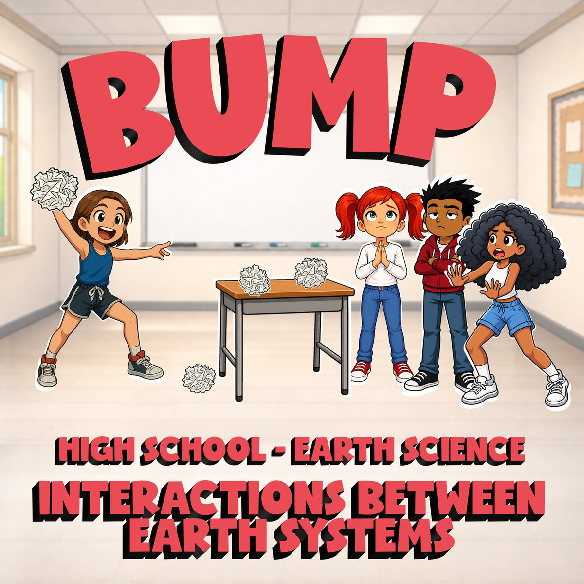 Interactions Between Earth Systems BUMP Game - No Prep Earth Science Review