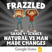 Natural vs Man made Changes FRAZZLED Science Game - No Prep Grade 4 Review