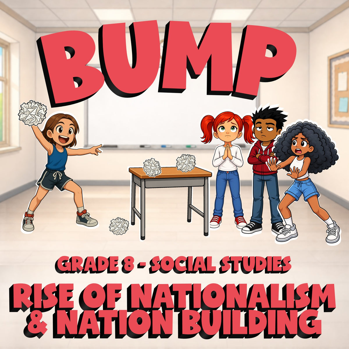 Rise of Nationalism & Nation Building BUMP Socials Game - No Prep Grade 8 Review