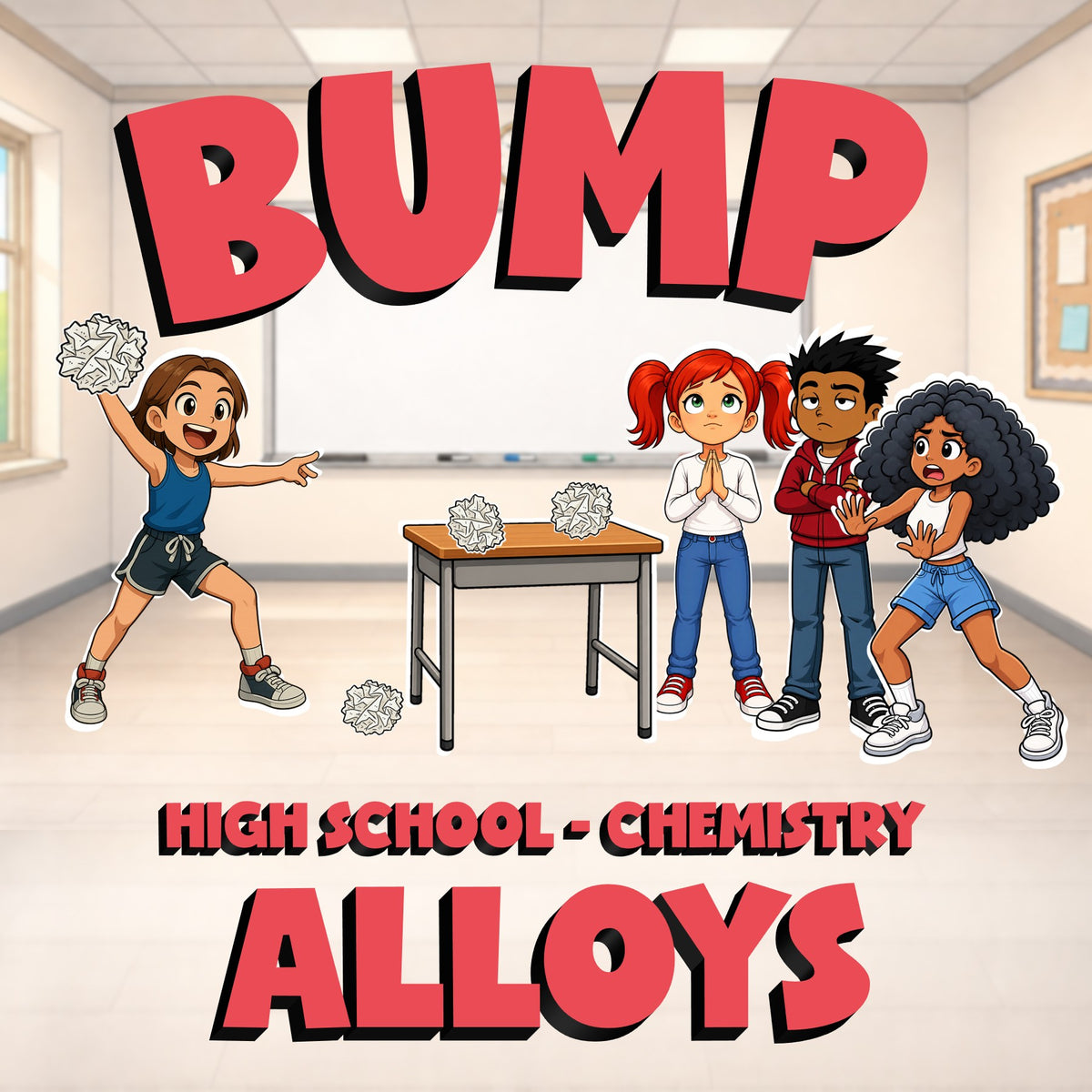 Alloys BUMP Science Game - No Prep Chemistry Review Activity