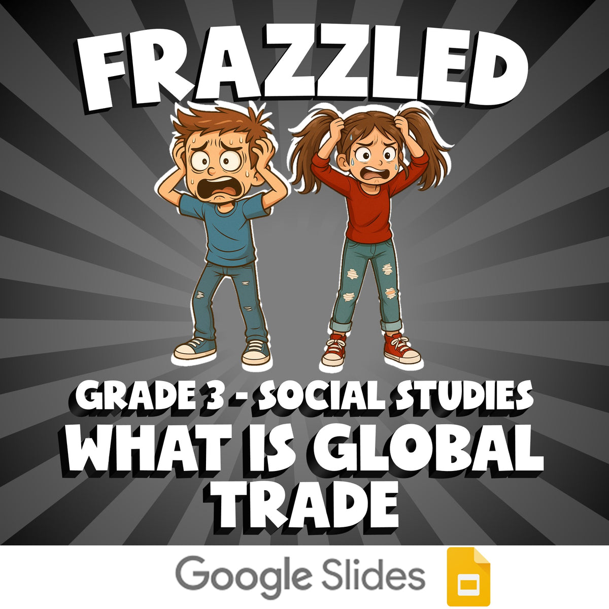 What Is Global Trade FRAZZLED Socials Game - No Prep Grade 3 Review Activity