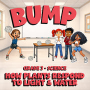 How Plants Respond to Light & Water BUMP Science Game - No Prep Grade 3 Review