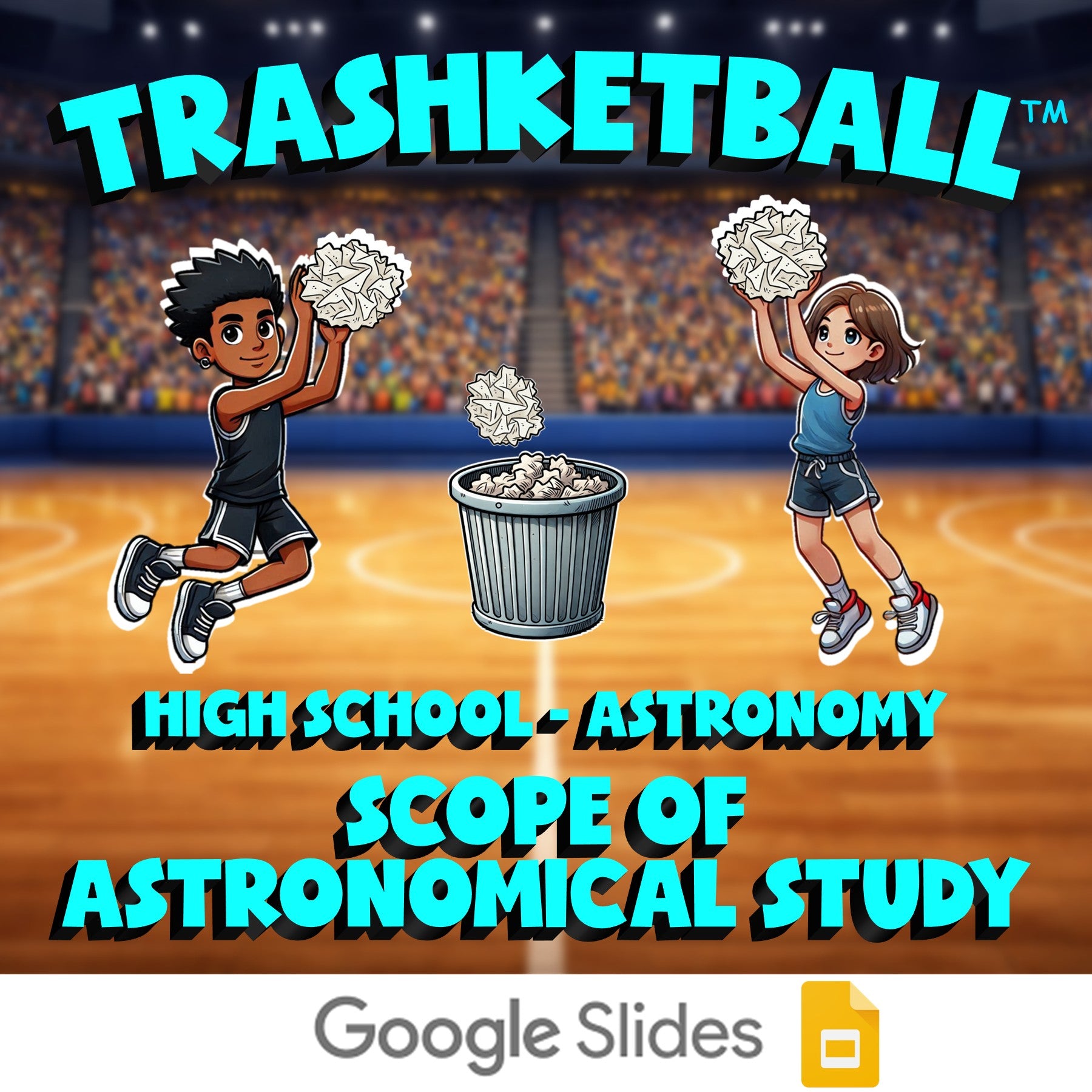 Scope of Astronomical Study TRASHKETBALL Science Game - No Prep Astronomy Review
