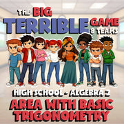 Area with Basic Trigonometry BIG TERRIBLE GAME - No Prep Algebra 2 Math Review