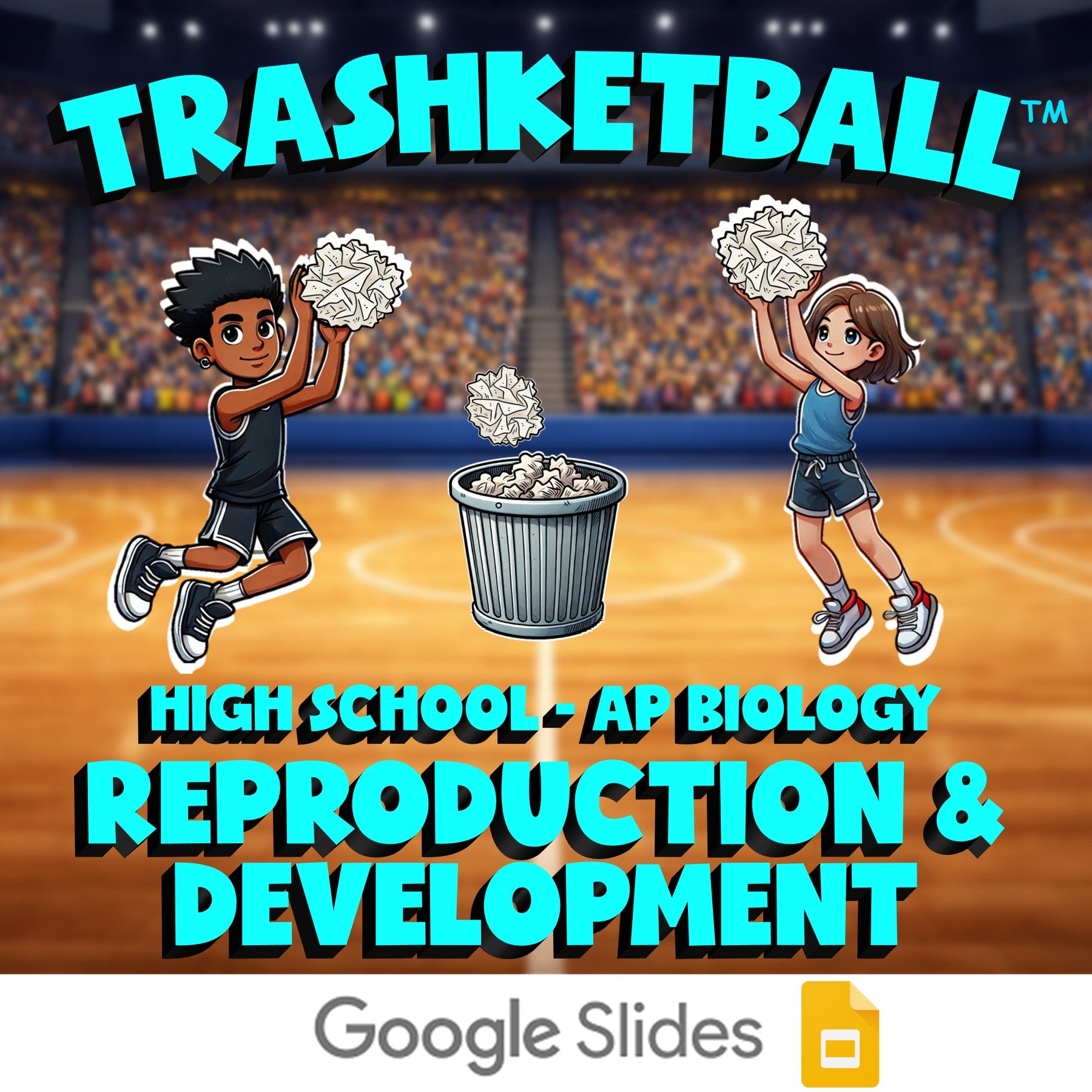 Reproduction & Development TRASHKETBALL Science Game - No Prep AP Biology Review