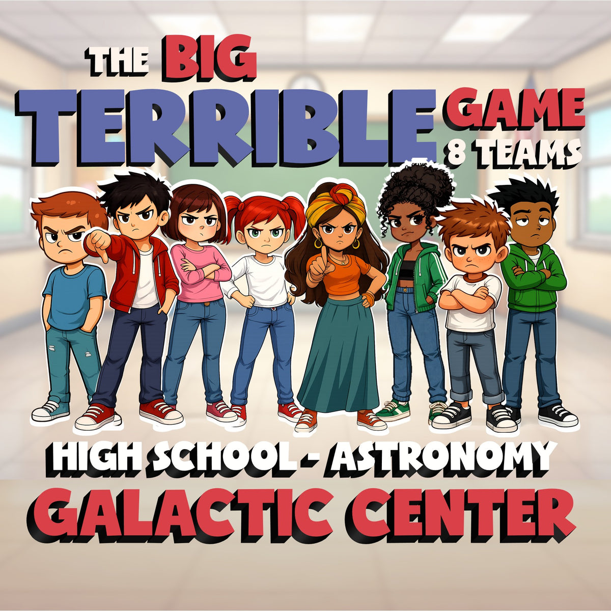 Galactic Center BIG TERRIBLE GAME - No Prep Astronomy Science Review Activity