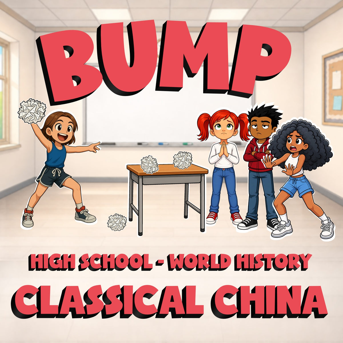 Classical China BUMP Game - No Prep World History Review Activity