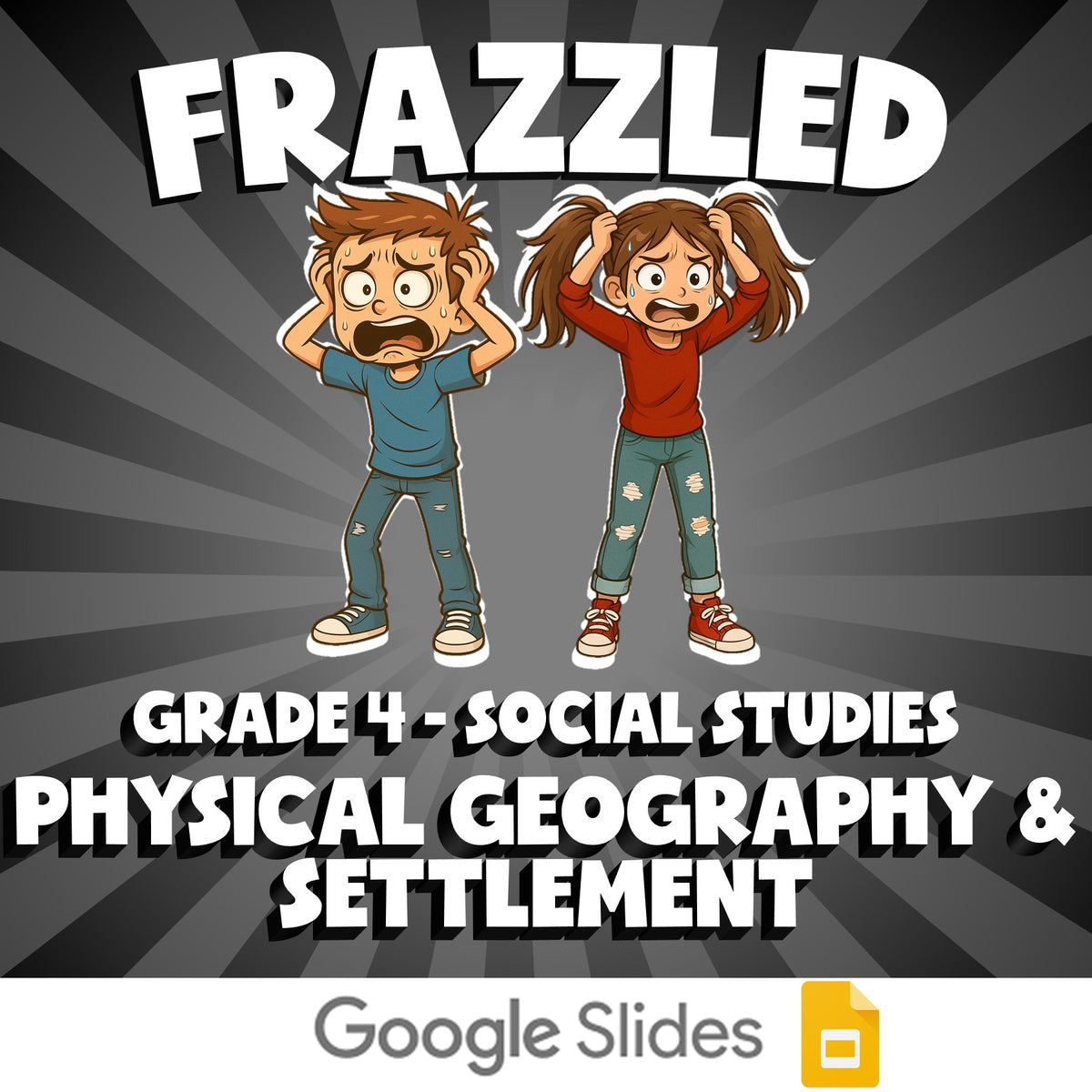 Physical Geography & Settlement FRAZZLED Socials Game - No Prep Grade 4 Review