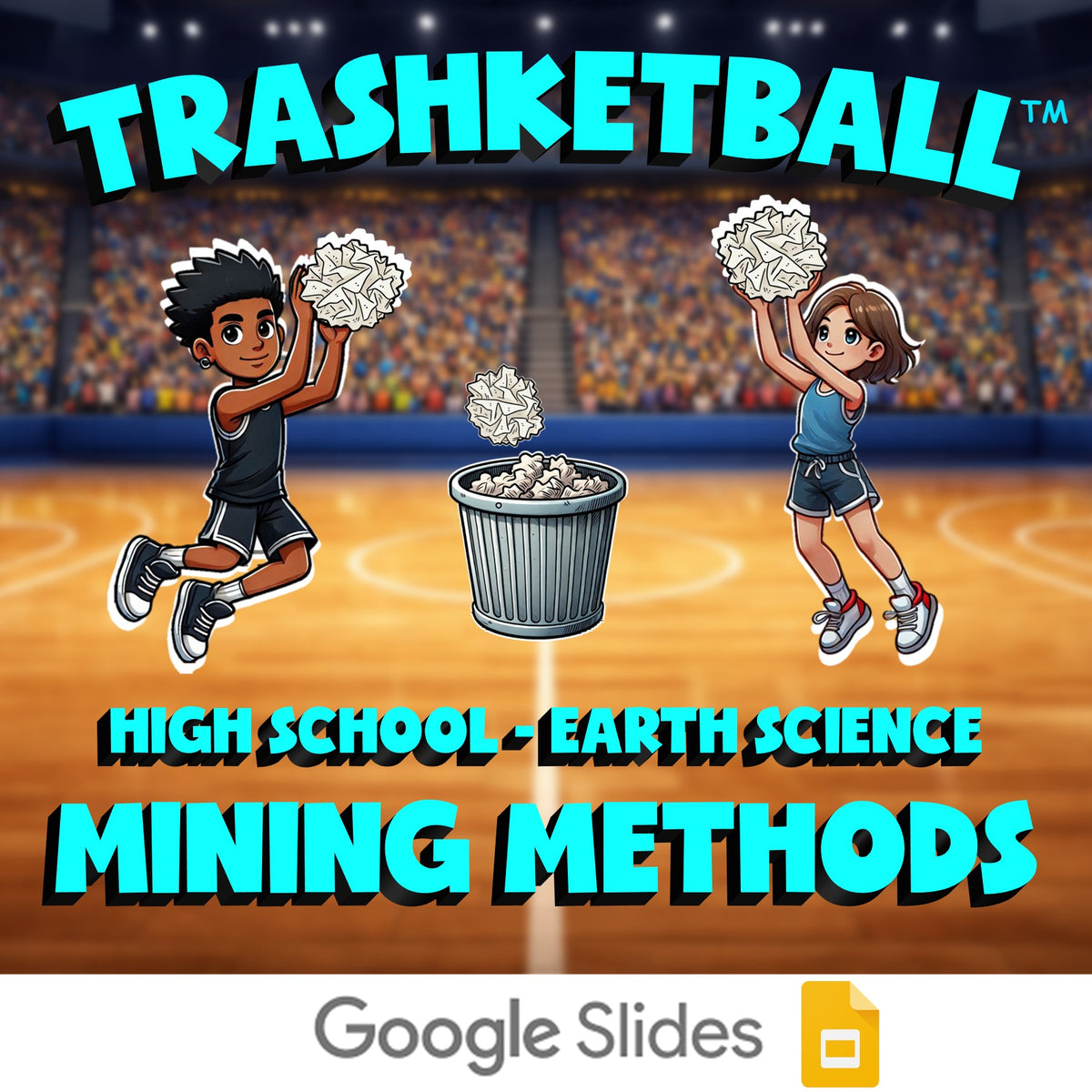 Mining Methods TRASHKETBALL Game - No Prep Earth Science Review Activity