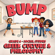 Greek Culture & Philosophy BUMP Socials Game - No Prep Grade 6 Review Activity