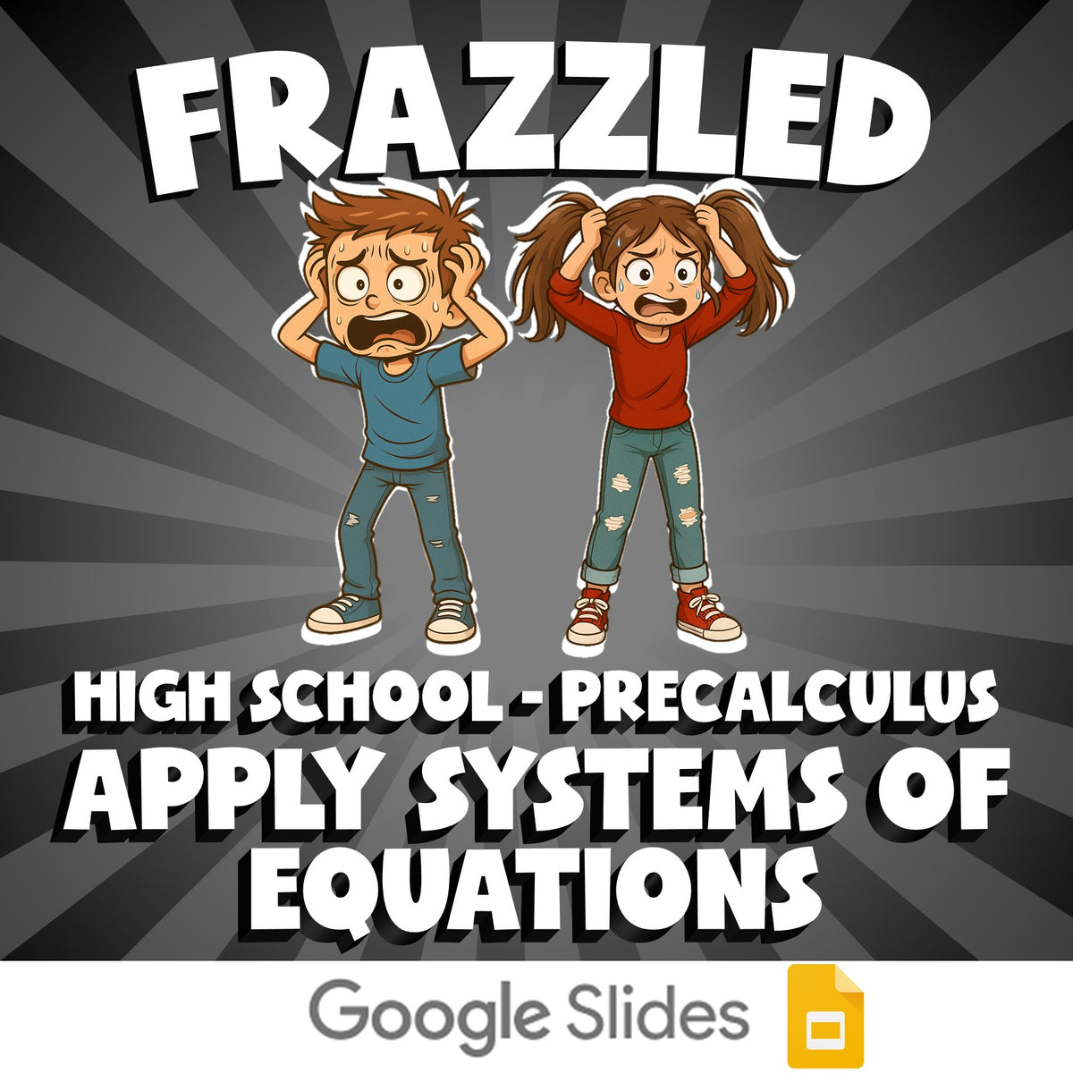 Apply Systems of Equations FRAZZLED Math Game - No Prep PreCalculus Review