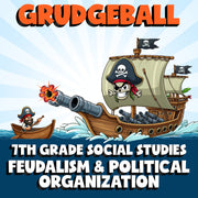 Feudalism & Political Organization GRUDGEBALL Socials Game - No Prep Grade 7