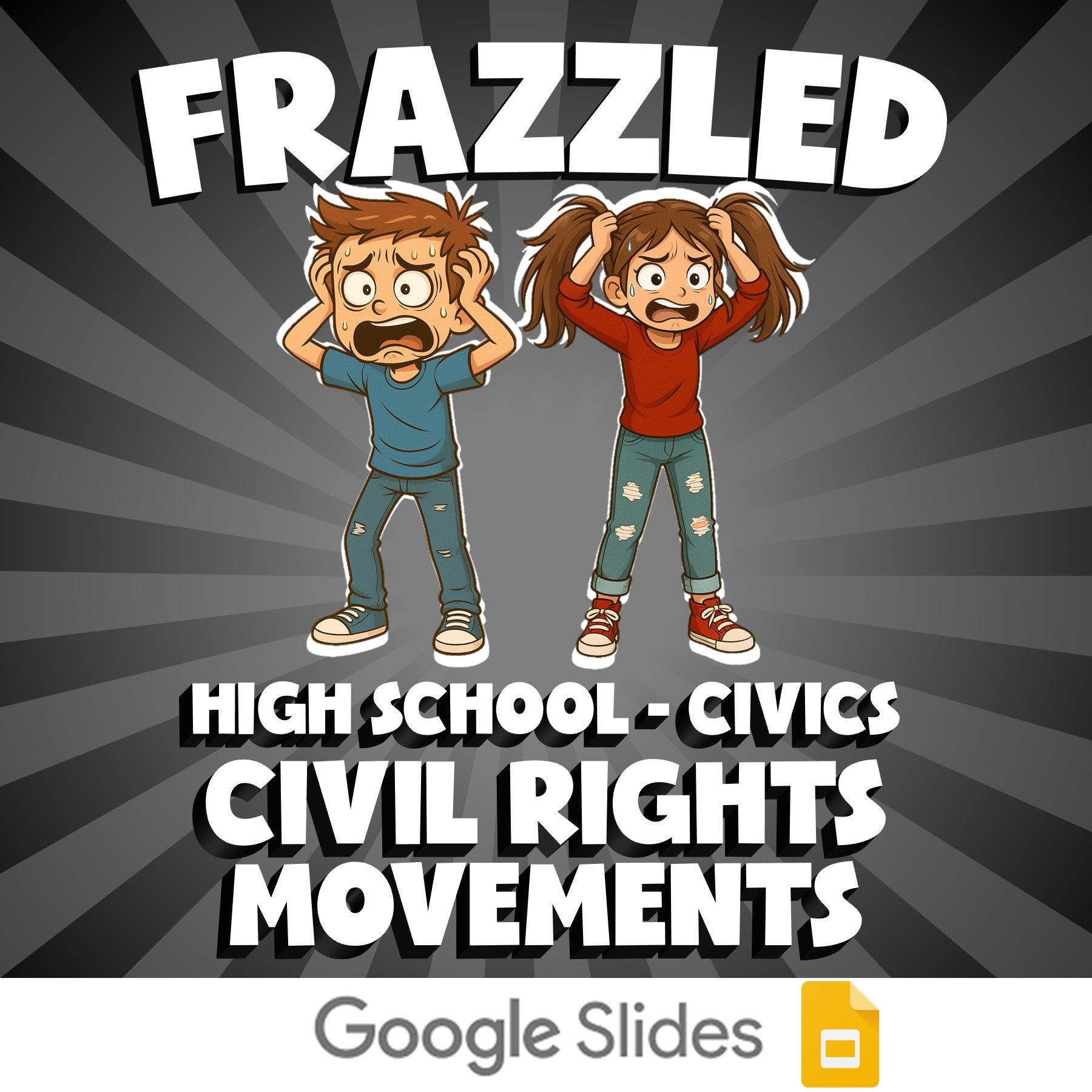 Civil Rights Movements FRAZZLED Civics Game - No Prep Review Activity