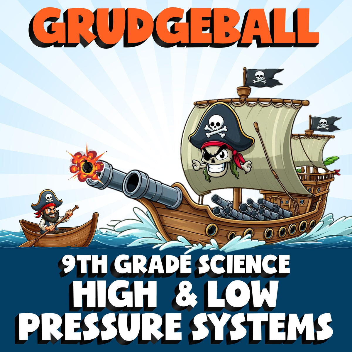 High  & Low Pressure Systems GRUDGEBALL Science Game - No Prep Grade 9 Review