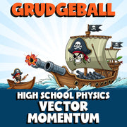 Vector Momentum GRUDGEBALL Science Game - No Prep Physics Review Activity