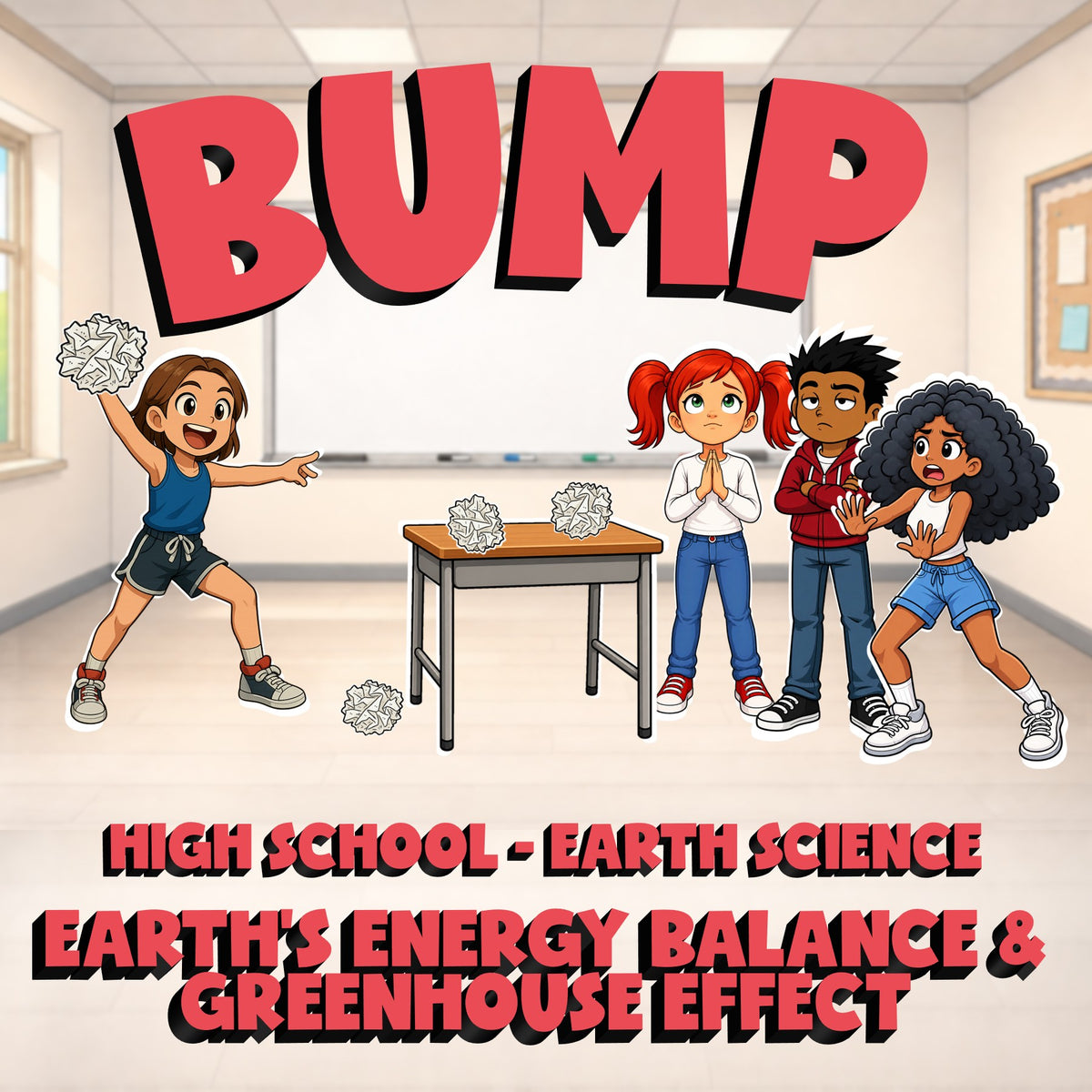 Earth’s Energy Balance & Greenhouse Effect BUMP Game - No Prep Earth Science