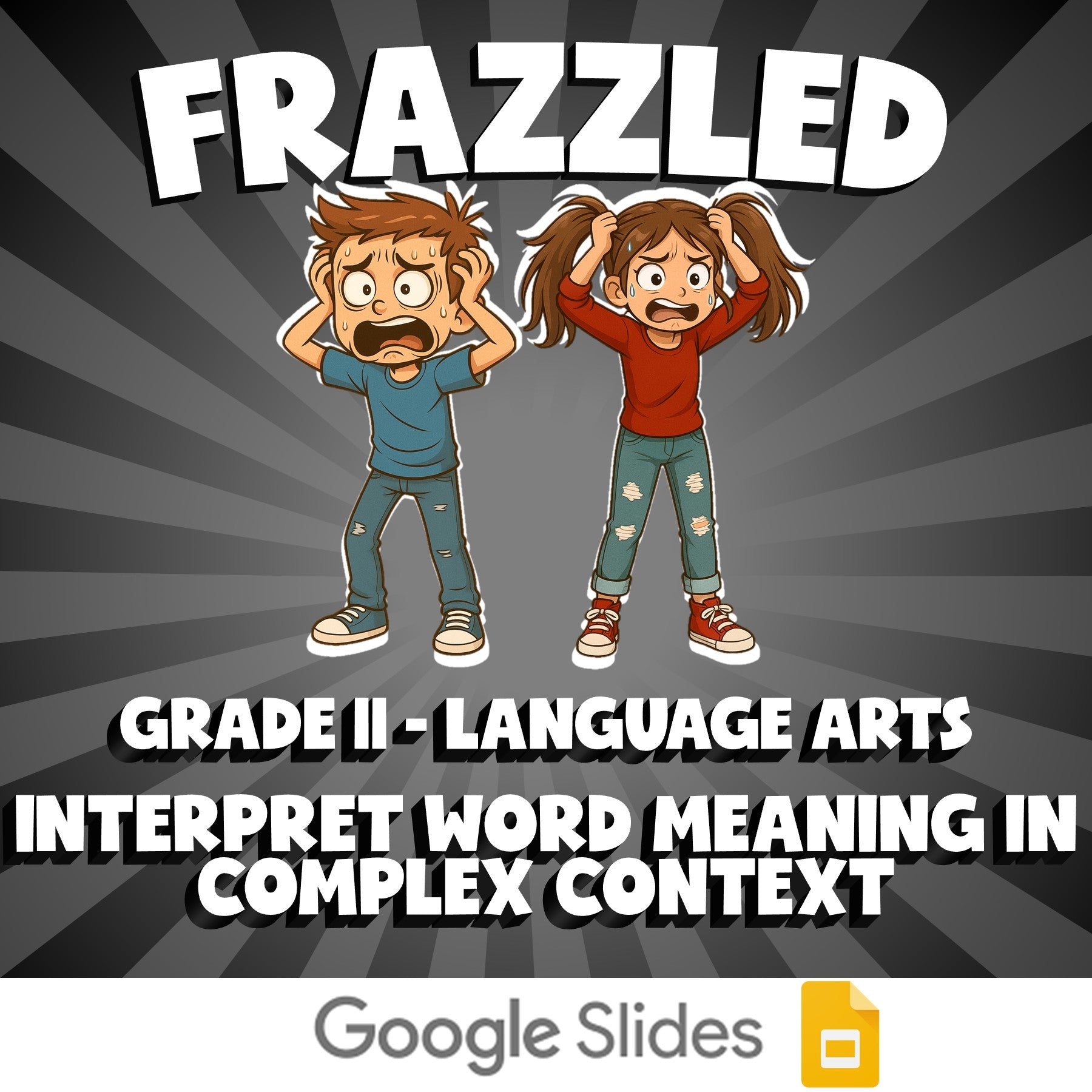 Interpret Word Meaning in Complex Context FRAZZLED ELA Game - No Prep Grade 11