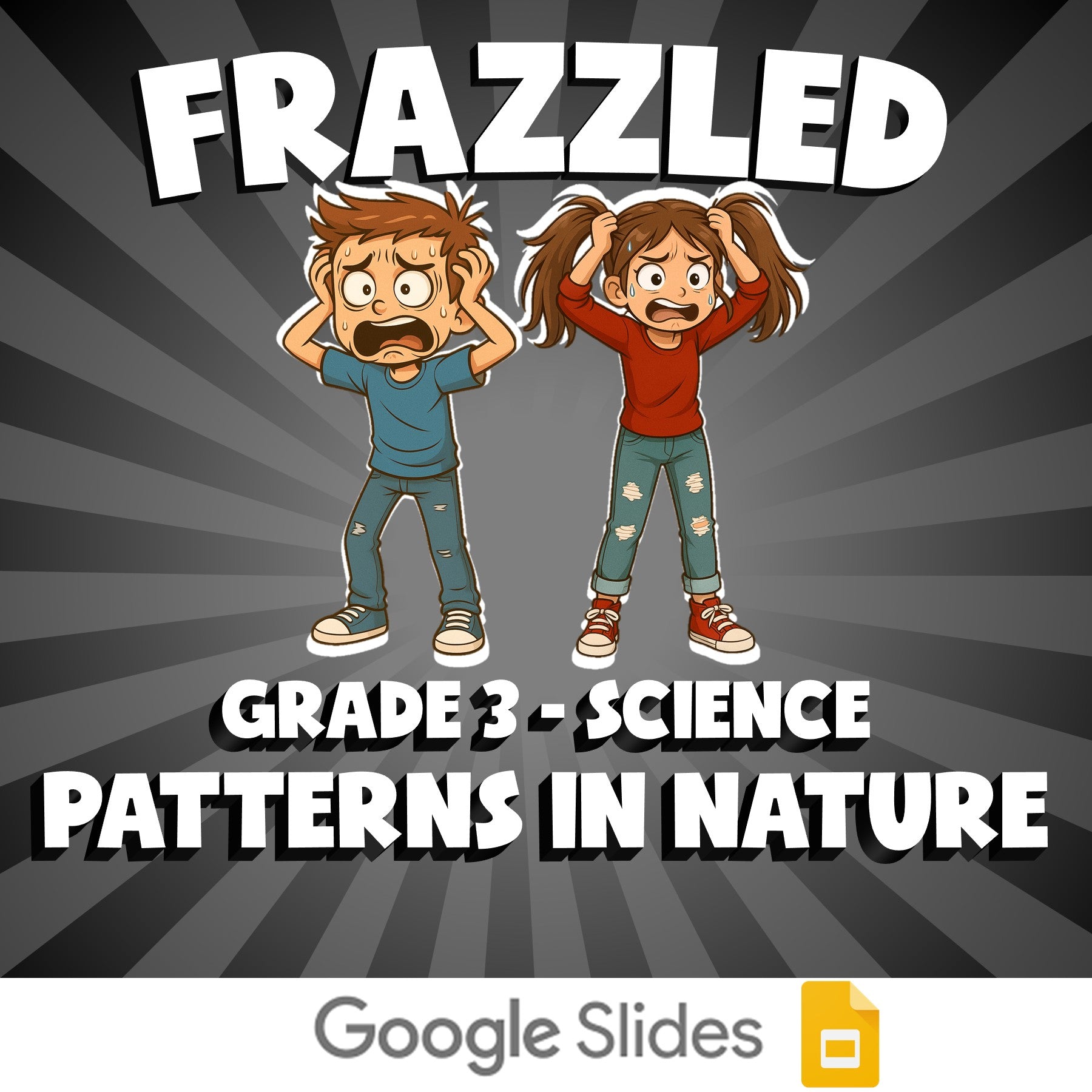 Patterns in Nature FRAZZLED Science Game - No Prep Grade 3 Review Activity