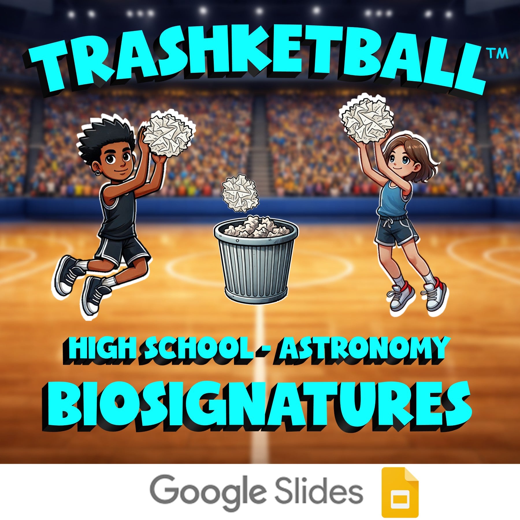 Biosignatures TRASHKETBALL Science Game - No Prep Astronomy Review Activity