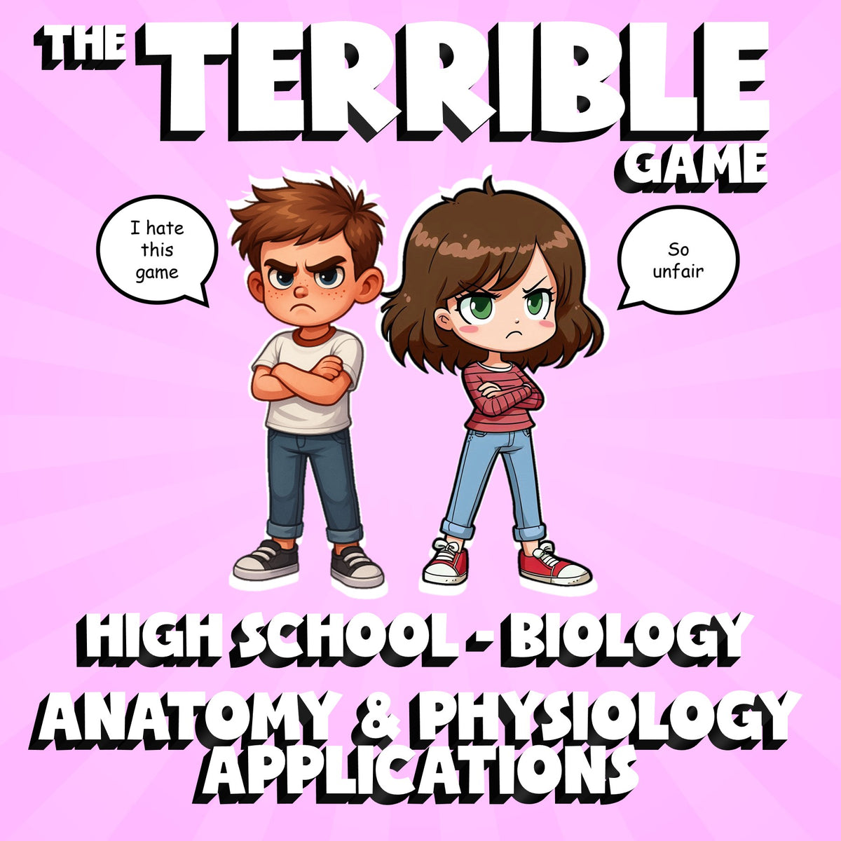 Anatomy & Physiology Applications THE TERRIBLE GAME - Biology Science Review