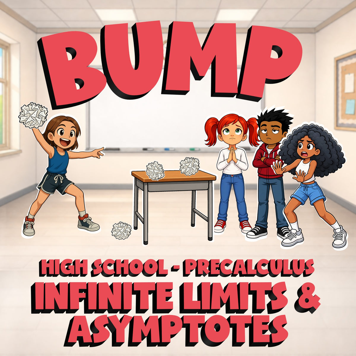 Infinite Limits & Asymptotes BUMP Math Game - No Prep PreCalculus Review