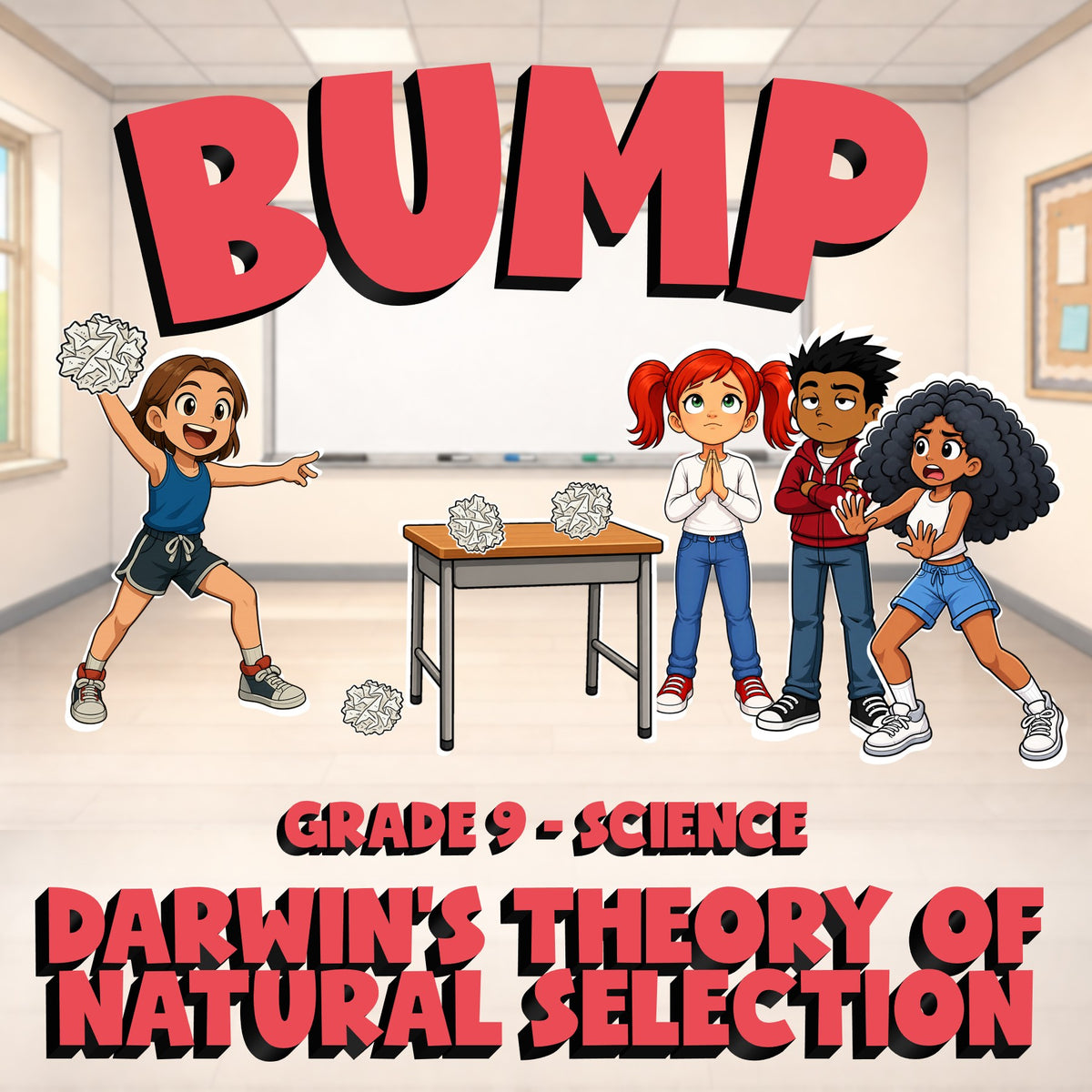 Darwin’s Theory of Natural Selection BUMP Science Game - No Prep Grade 9 Review
