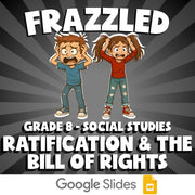 Ratification & the Bill of Rights FRAZZLED Socials Game - No Prep Grade 8 Review