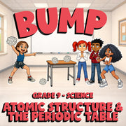 Atomic Structure & the Periodic Table BUMP Science Game - No Prep Grade 9 Review