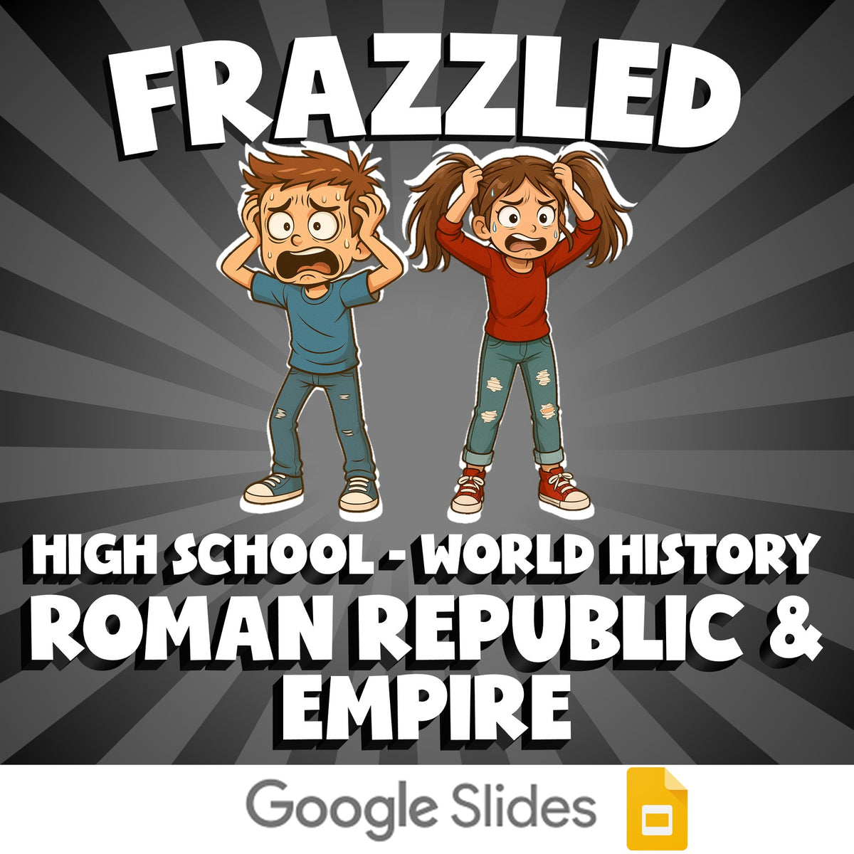 Roman Republic & Empire FRAZZLED Game - No Prep World History Review Activity