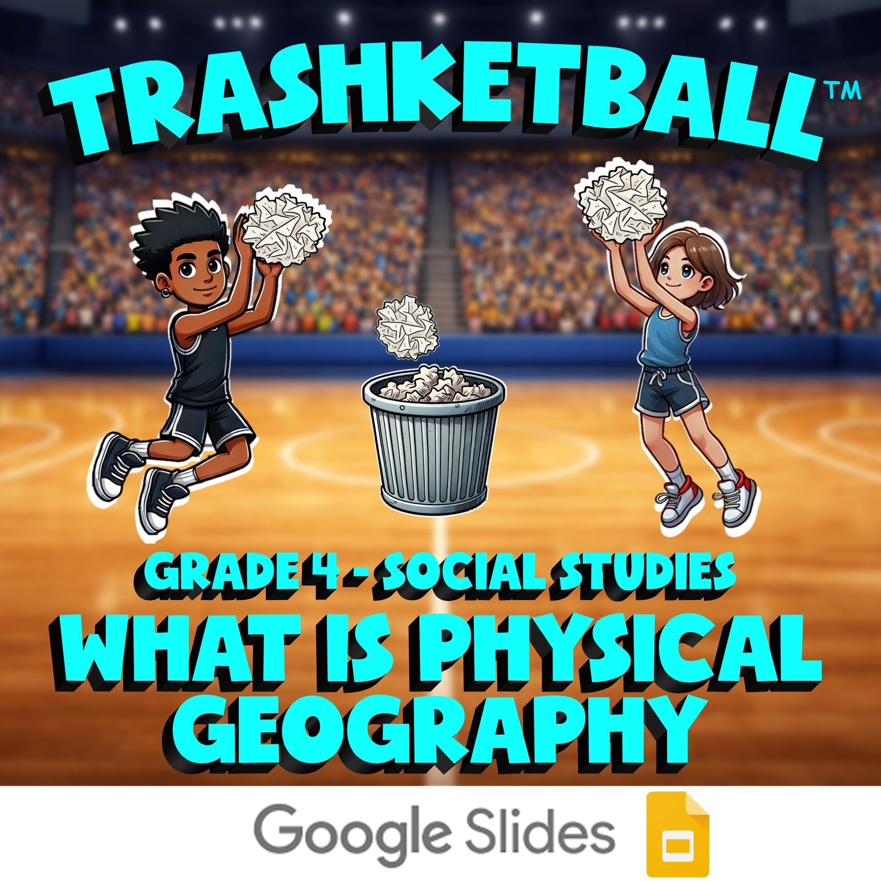 What Is Physical Geography TRASHKETBALL Socials Game - No Prep Grade 4 Review