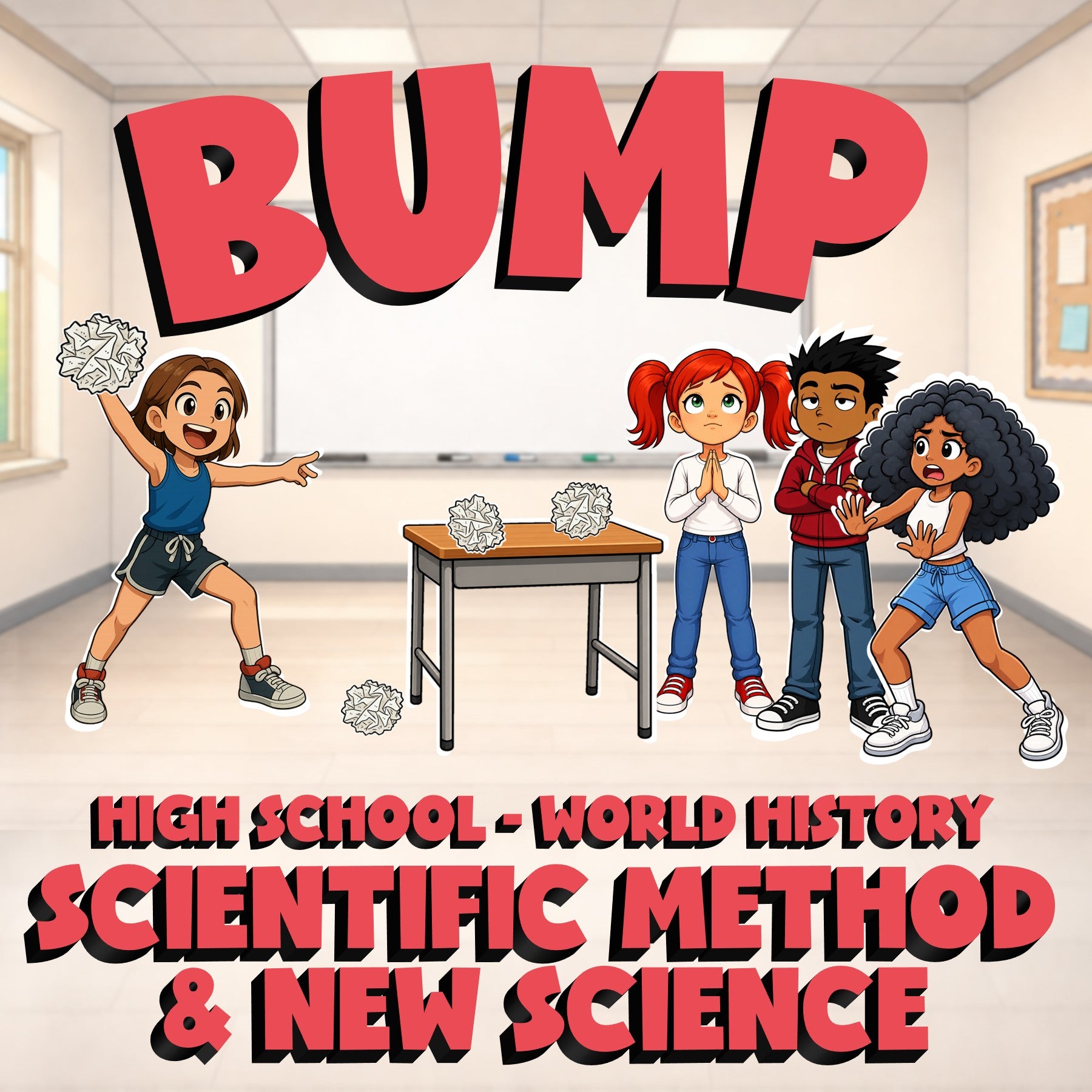 Scientific Method & New Science BUMP Game - No Prep World History Review