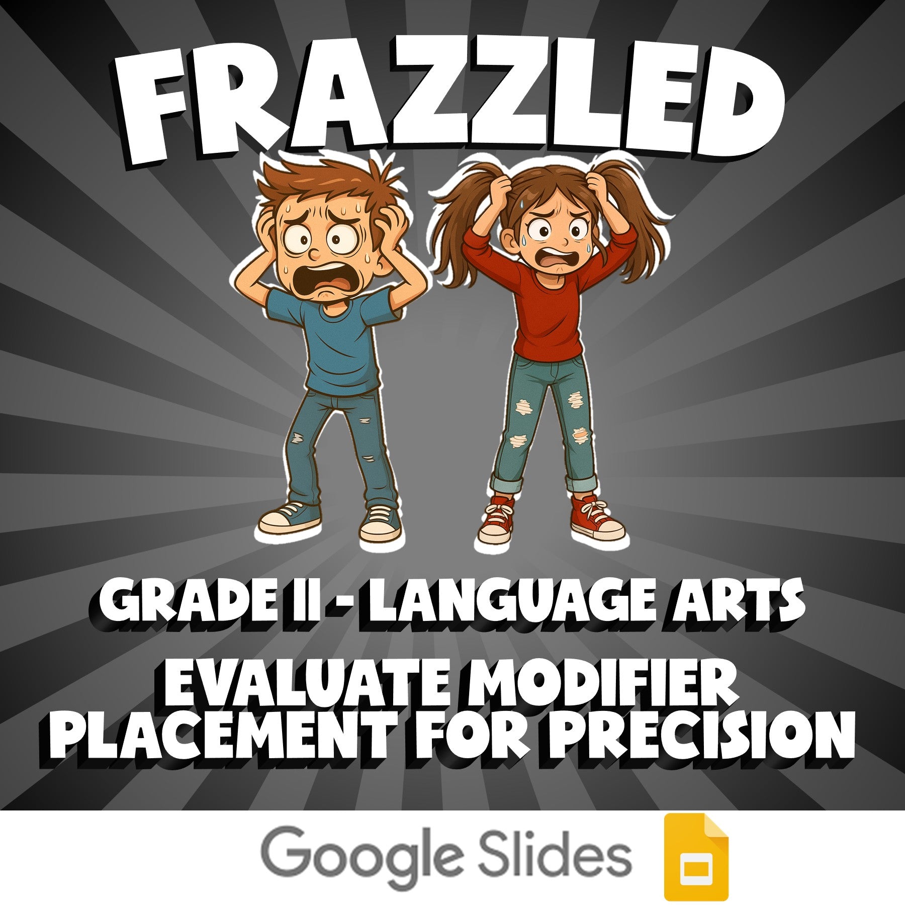 Evaluate Modifier Placement for Precision FRAZZLED ELA Game - No Prep Grade 11