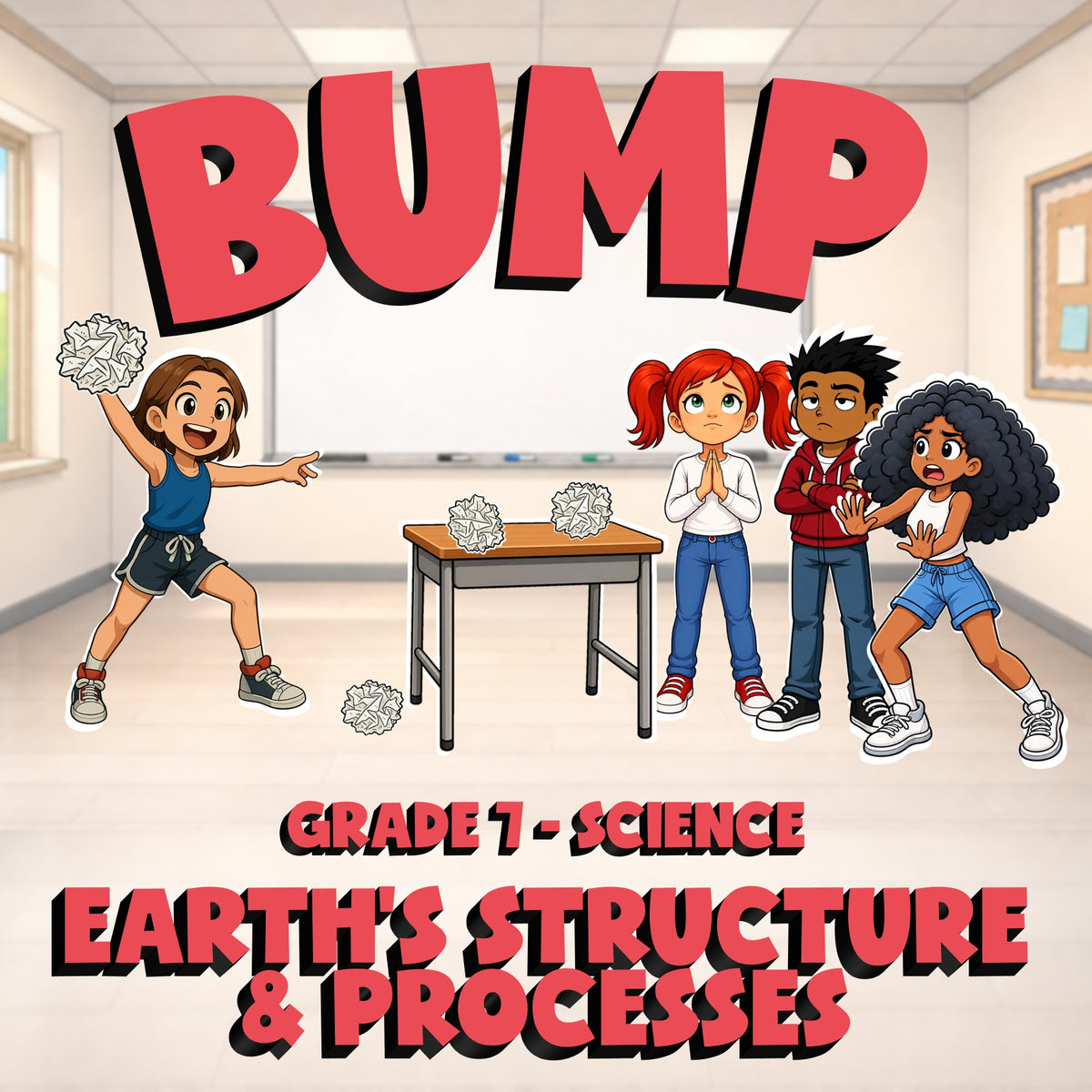 Earth’s Structure & Processes BUMP Science Game - No Prep Grade 7 Review