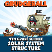 Solar System Structure GRUDGEBALL Science Game - No Prep Grade 9 Review Activity