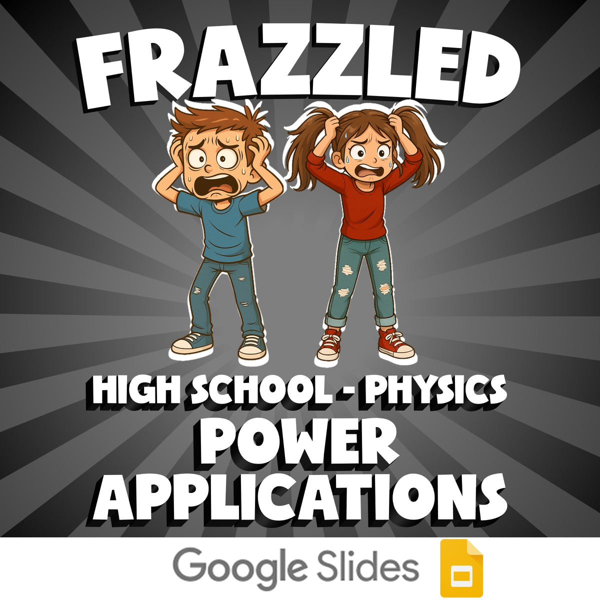 Power Applications FRAZZLED Science Game - No Prep Physics Review Activity