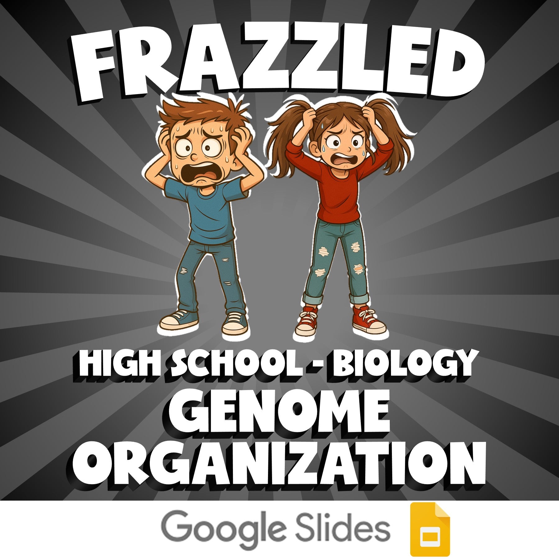 Genome Organization FRAZZLED Science Game - No Prep Biology Review Activity
