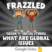 What Are Global Issues FRAZZLED Socials Game - No Prep Grade 4 Review Activity