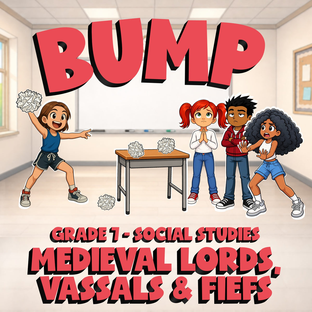 Medieval Lords, Vassals & Fiefs BUMP Socials Game - No Prep Grade 7 Review