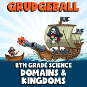 Domains & Kingdoms GRUDGEBALL Science Game - No Prep Grade 8 Review Activity