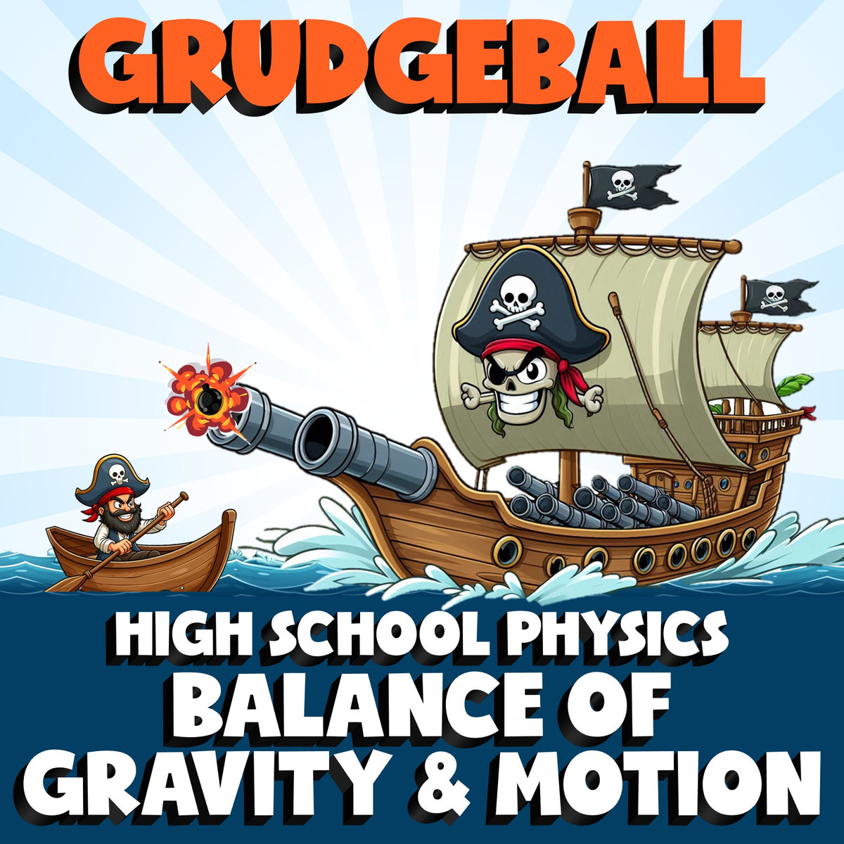 Balance of Gravity & Motion GRUDGEBALL Science Game - No Prep Physics Review