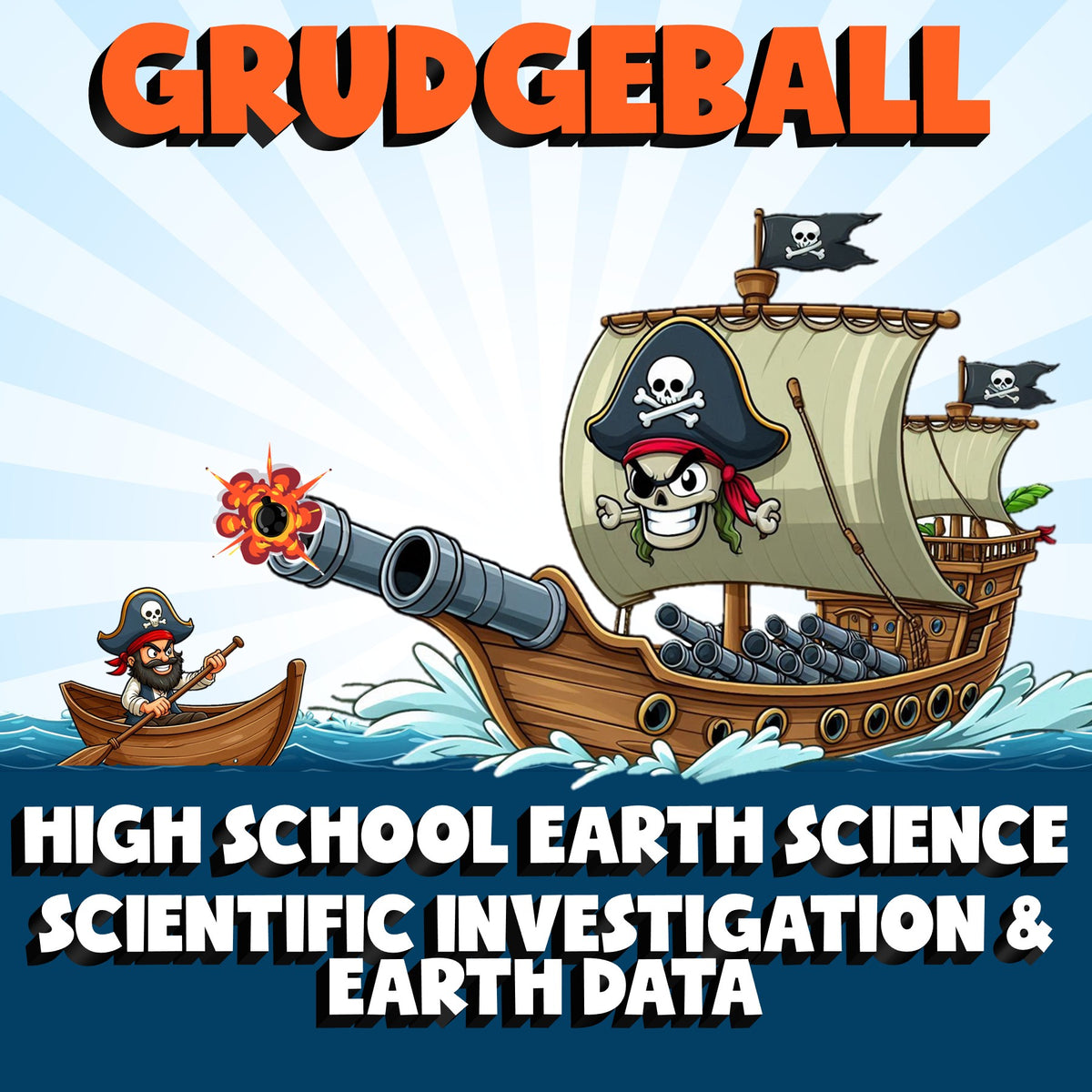 Scientific Investigation & Earth Data GRUDGEBALL Game - No Prep Earth Science