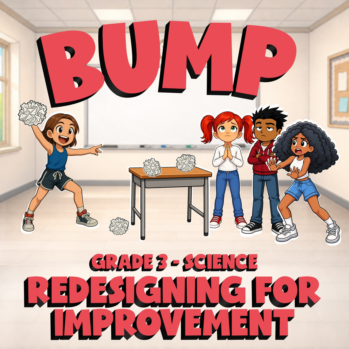 Redesigning for Improvement BUMP Science Game - No Prep Grade 3 Review Activity