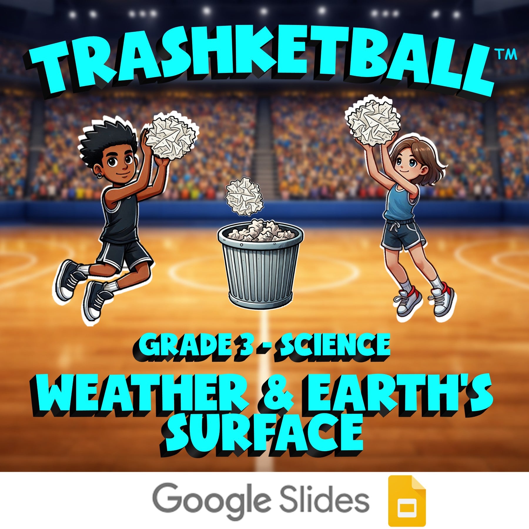 Weather & Earth’s Surface TRASHKETBALL Science Game - No Prep Grade 3 Review