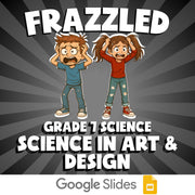 Science in Art & Design FRAZZLED Science Game - No Prep Grade 7 Review Activity